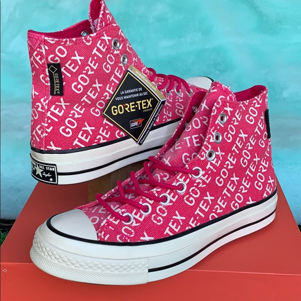 CONVERSE CHUCK 70 HI PINK POP/EGRET/BROWN Men’s - Picture 1 of 16